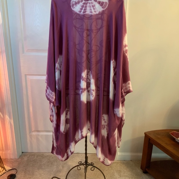 Coachella Tie Dye Hippie Boho Kimono Wrap One Size - Picture 6 of 10
